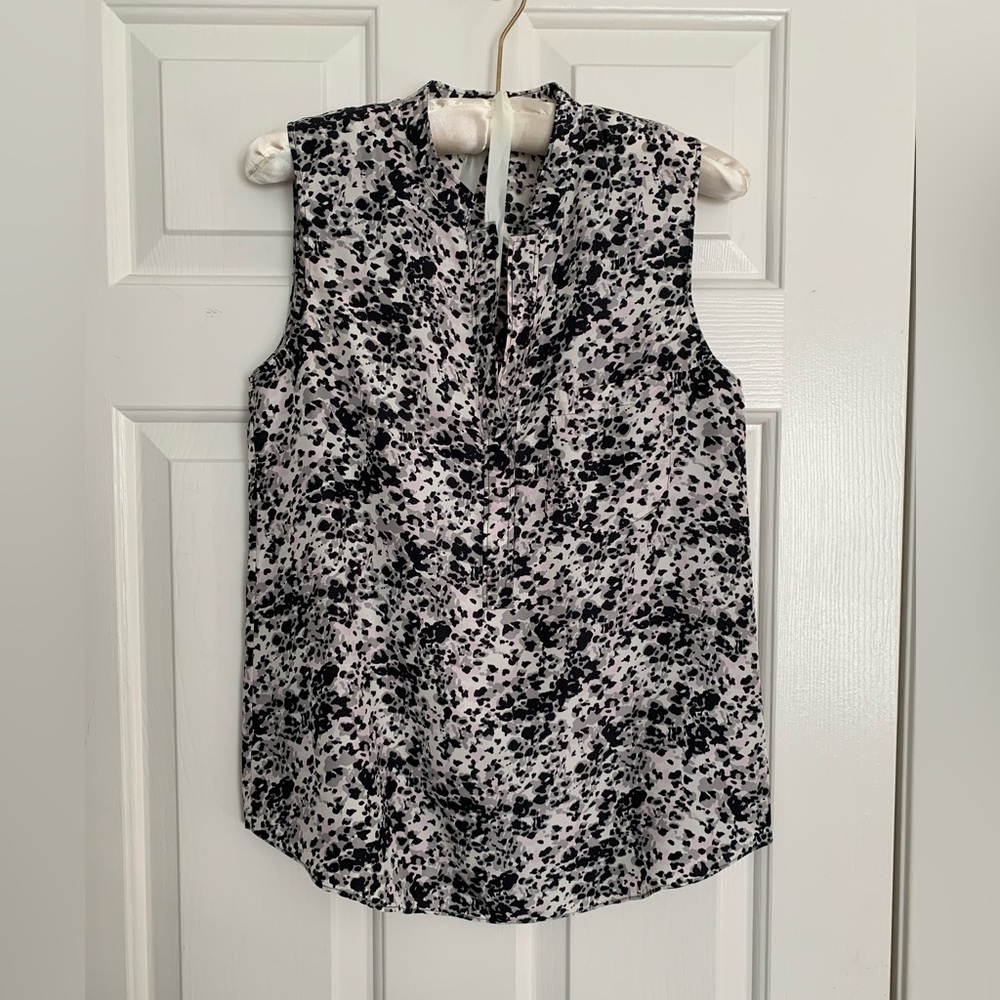 Theory Sleeveless Silk Shirt XS/P